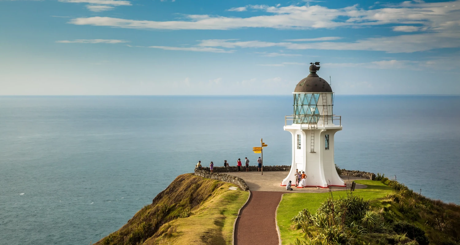 Cape Reinga lighthouse (landscape)