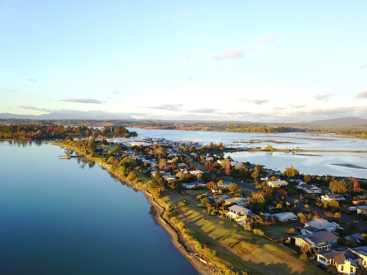 Motueka Waterfront Aerial View - Credit: abeltasman.com