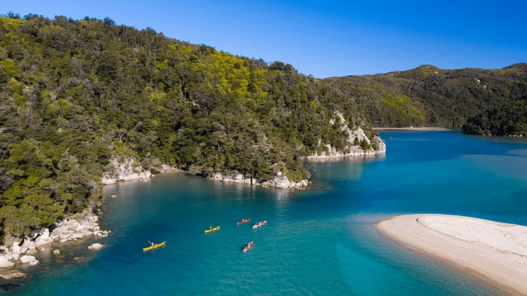 Kayaking Torrent Bay, Abel Tasman - Credit: NelsonTasmanNZ