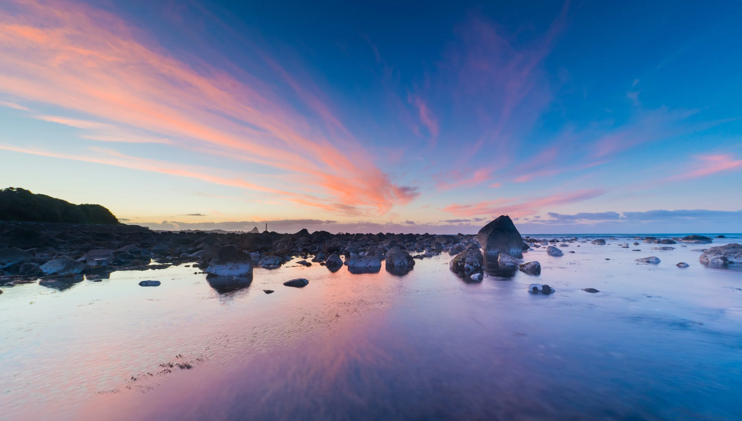 A rocky beach in New Plymouth, Taranaki - Credit: Ethan Brooke