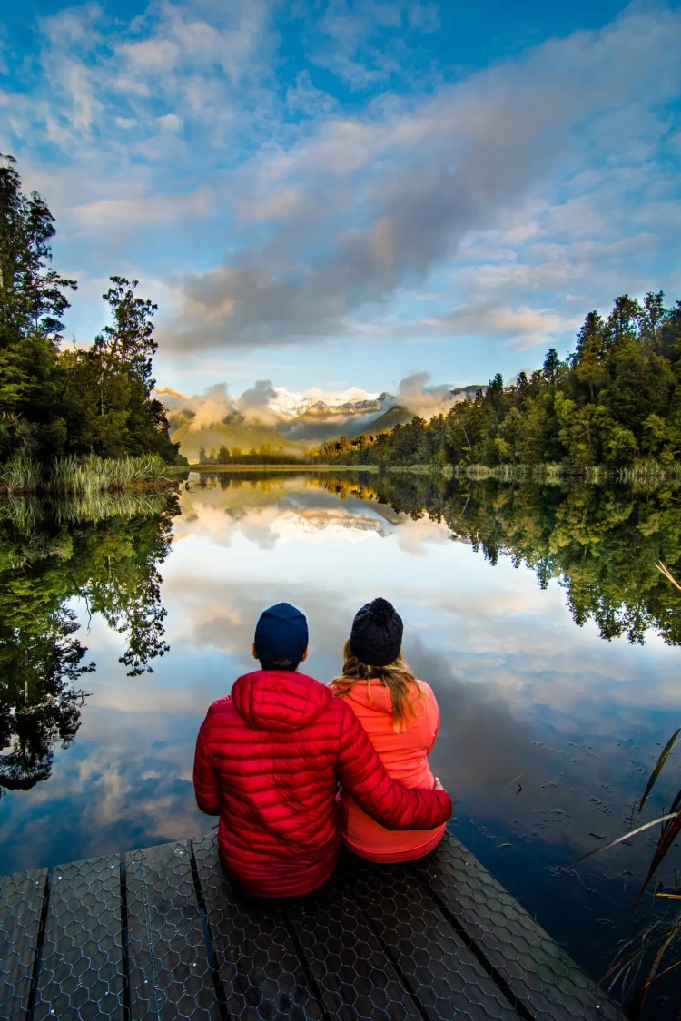 Lake Matheson West Coast - Credit BareKiwi