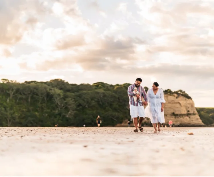 new zealand family on the beach - Source: Settlement booklet