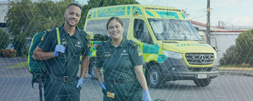 ambulance officers popup banner