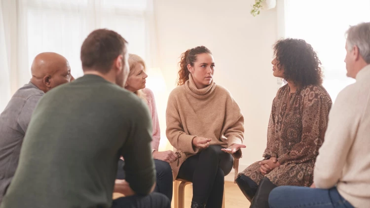 mental health support group (stock image)