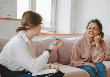 Psychiatrist session with patient (stock image)