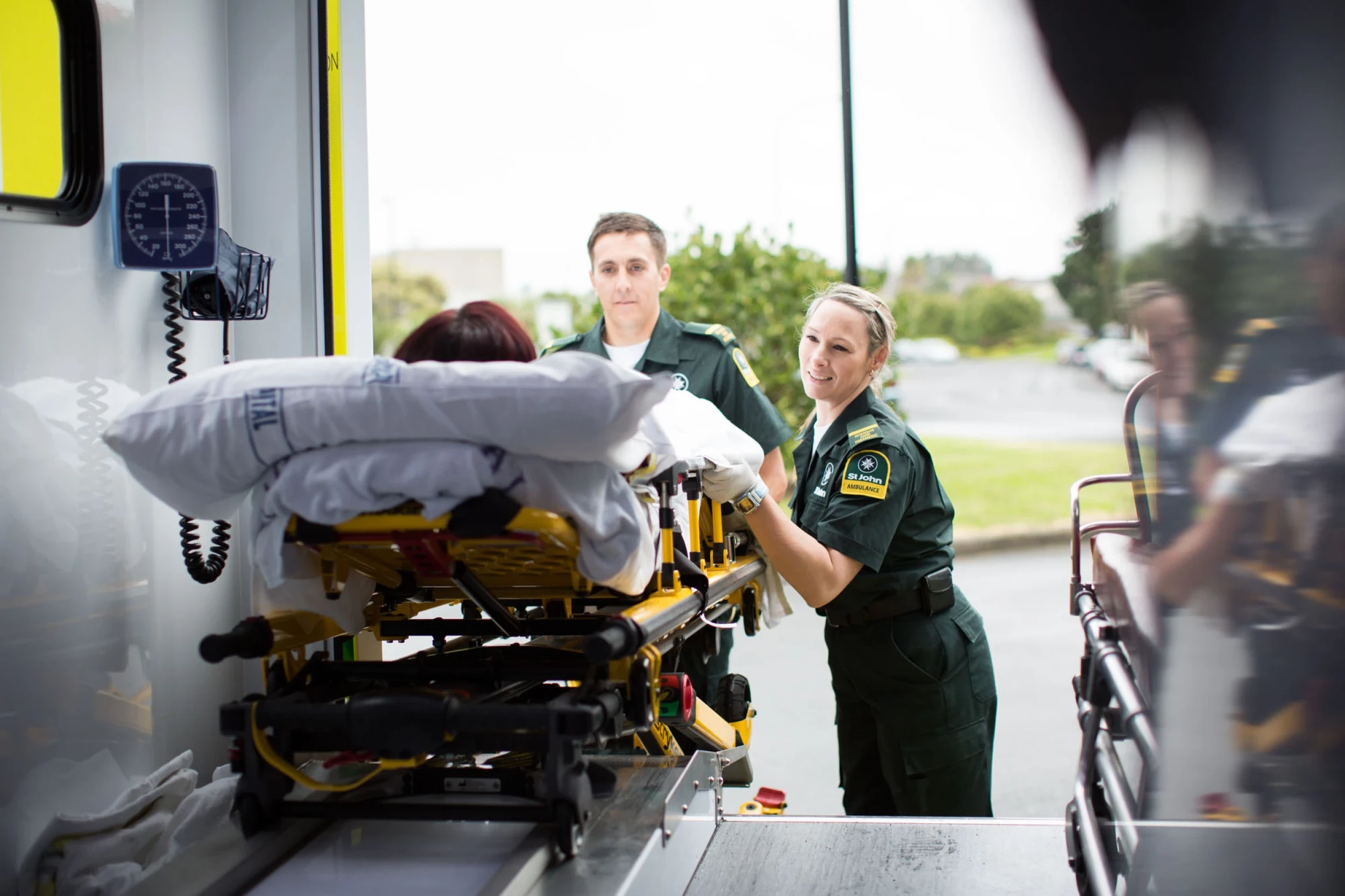 St John Paramedics with Patient