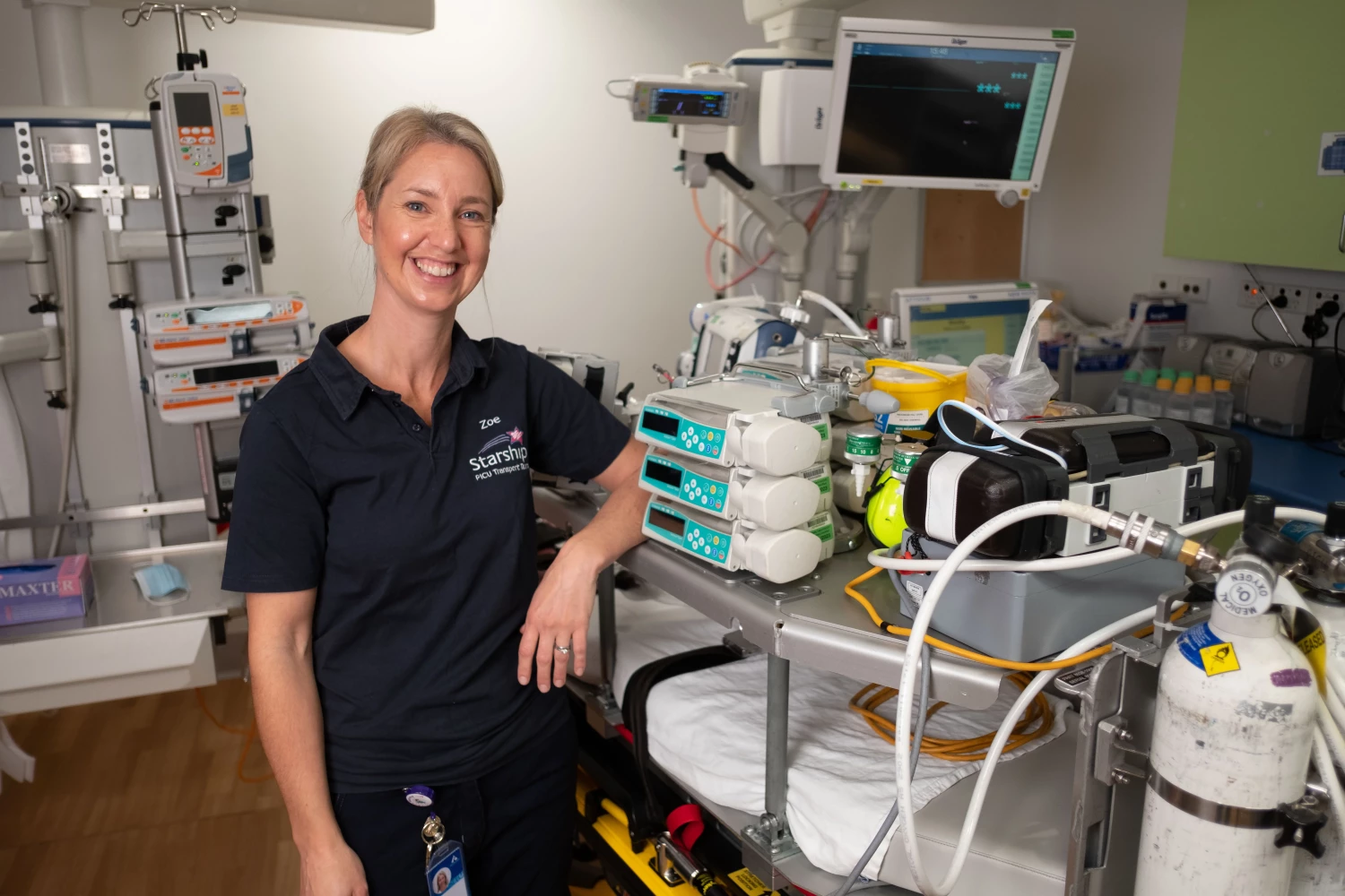 Zoe, PICU transport team-  Health New Zealand